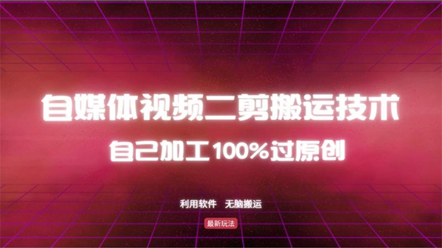 10.16# 详细教你自媒体视频二剪搬运技术，自己加工100%过原创，无脑搬运